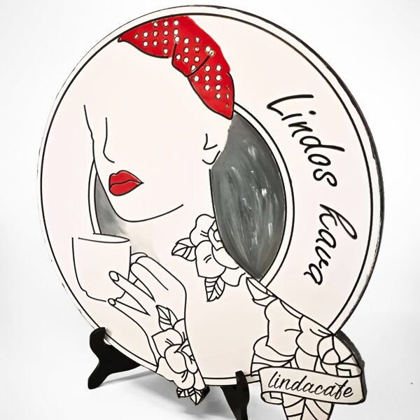 Medinė dekoracija kavinei