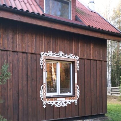 Medinė langų apdaila